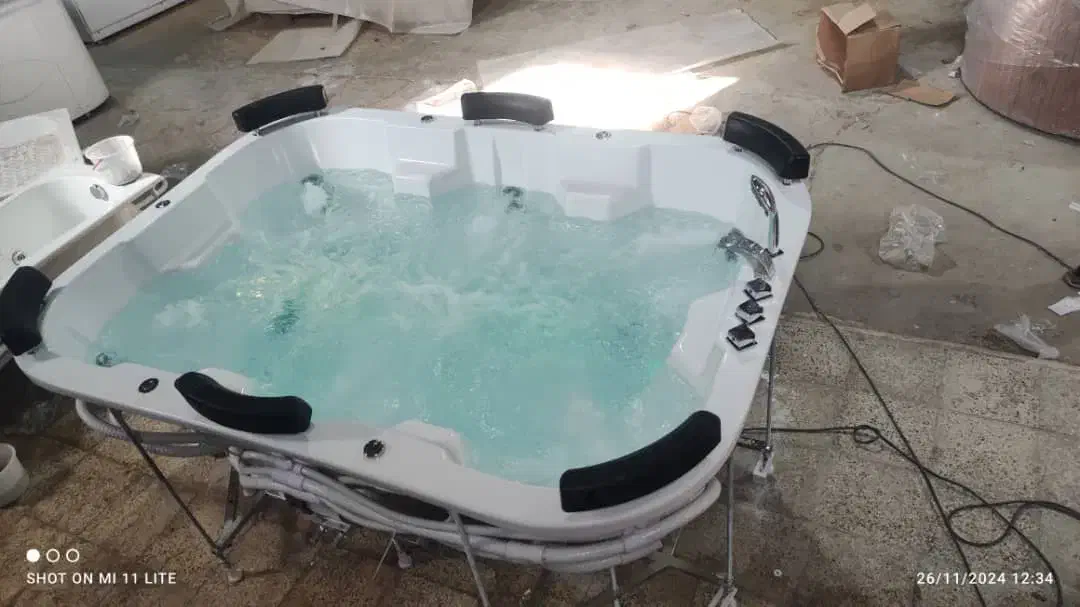 وان جکوزی ۶نفره اسپا کروم فول|لوازم حمام|بندر انزلی, جزیره|دیوار