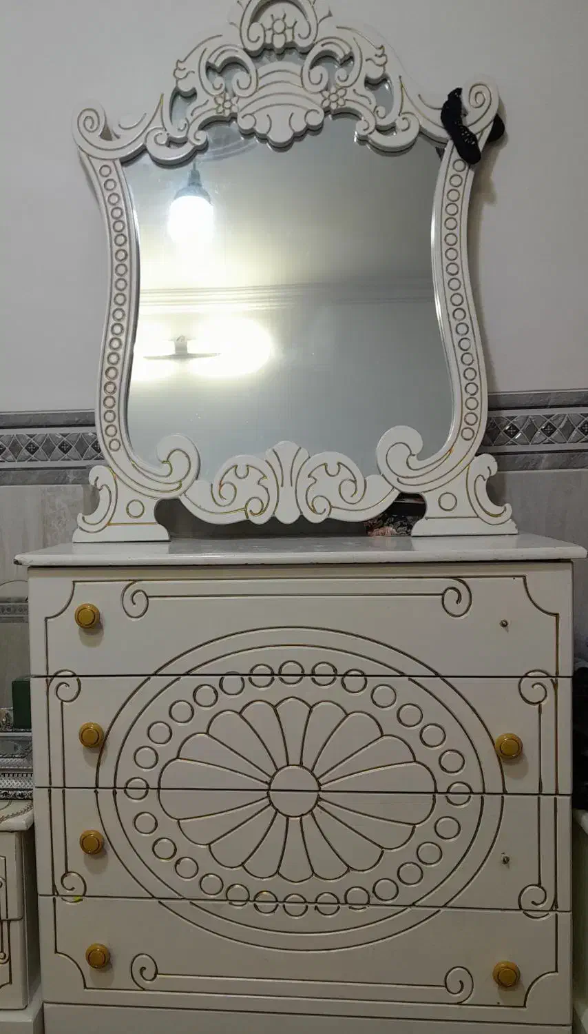 سرویس خواب چوب|تخت و سرویس خواب|ماهان, |دیوار