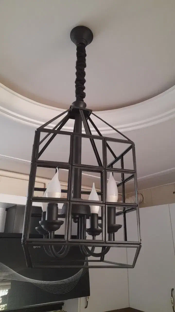 لوستر زیبا ۲عدد|لوستر و چراغ آویز|شاهرود, |دیوار