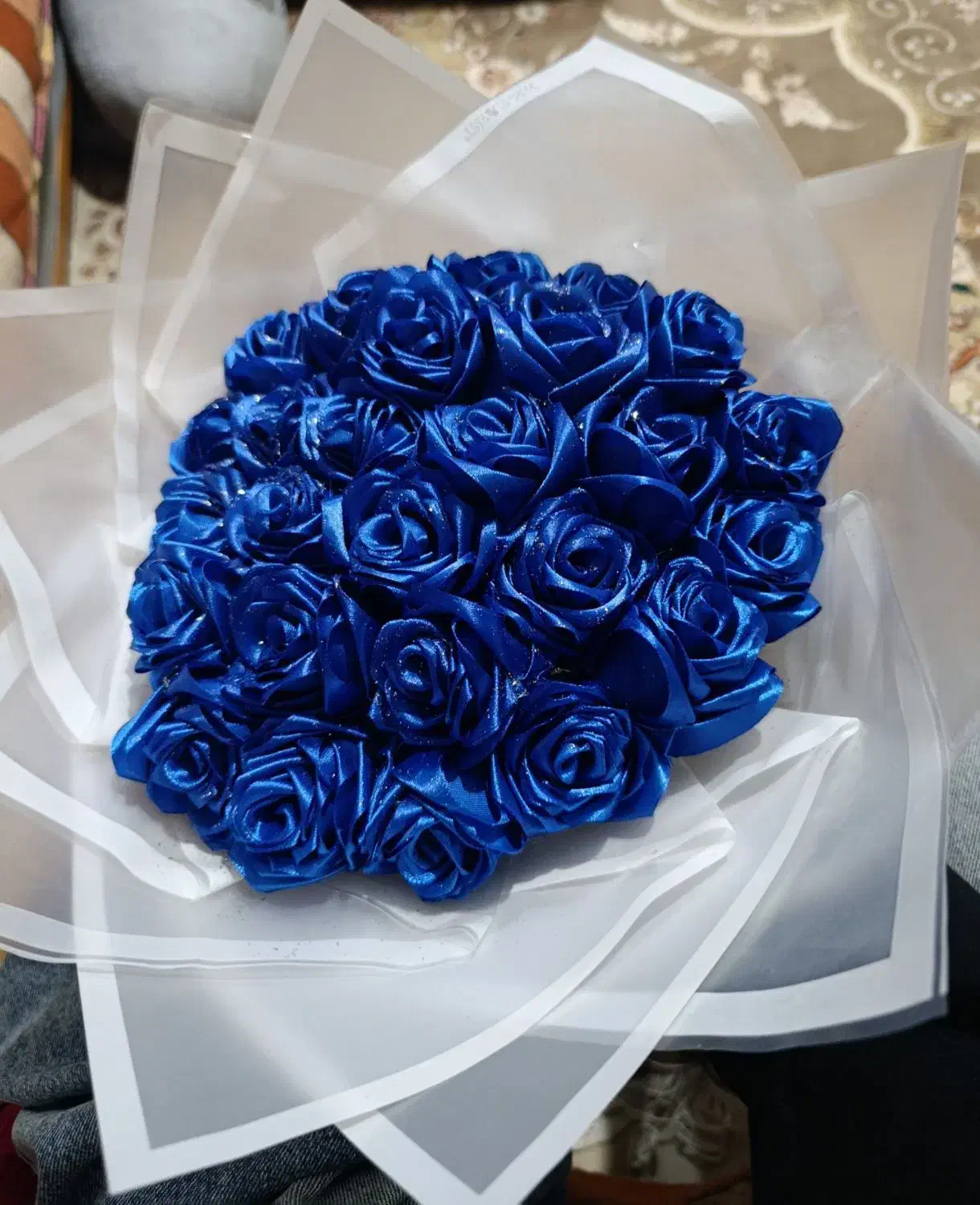 دسته گل روبانی|گل مصنوعی|قزوین, |دیوار