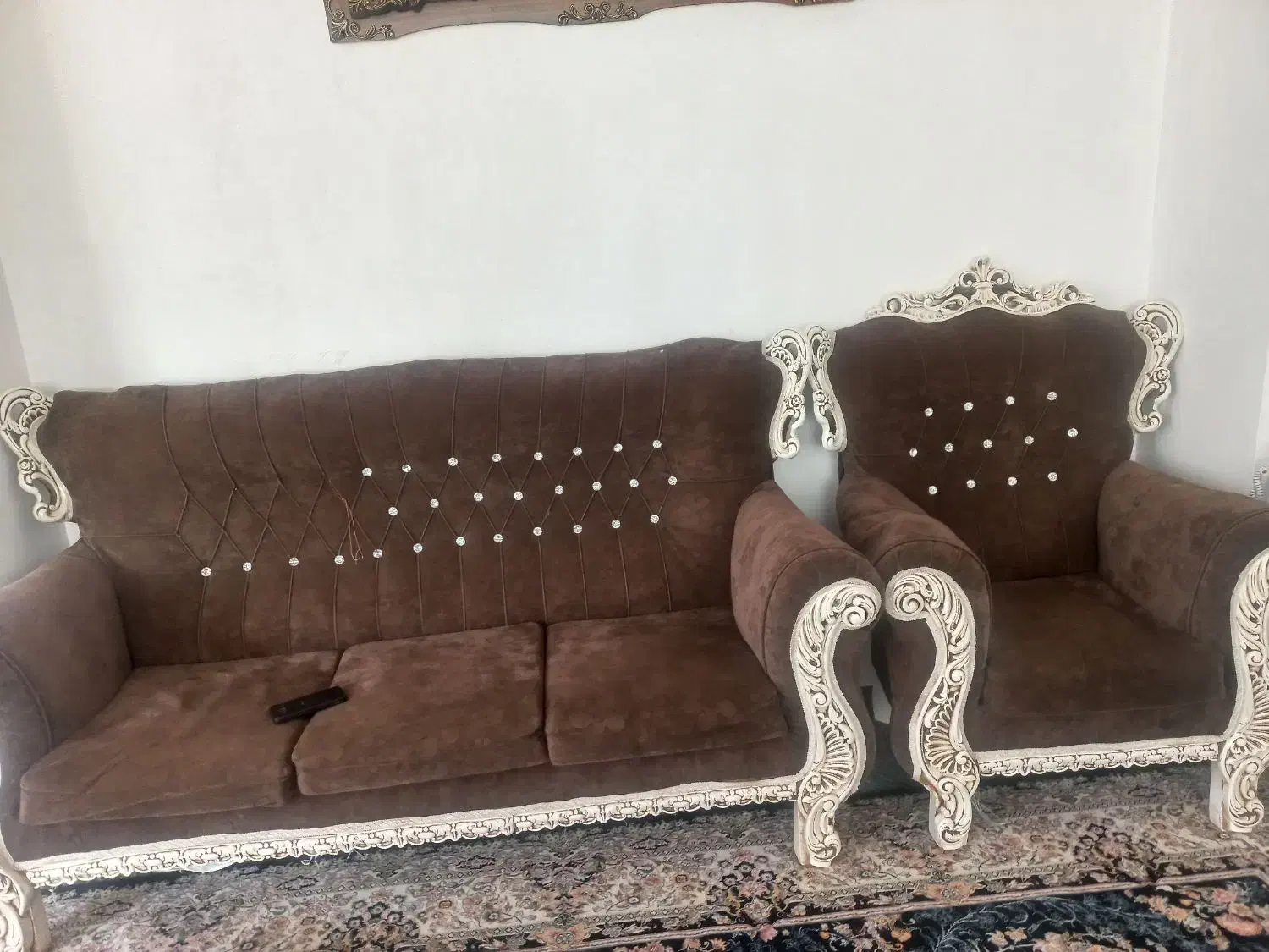 مبل راحتی|مبلمان خانگی و میز عسلی|قزوین, |دیوار