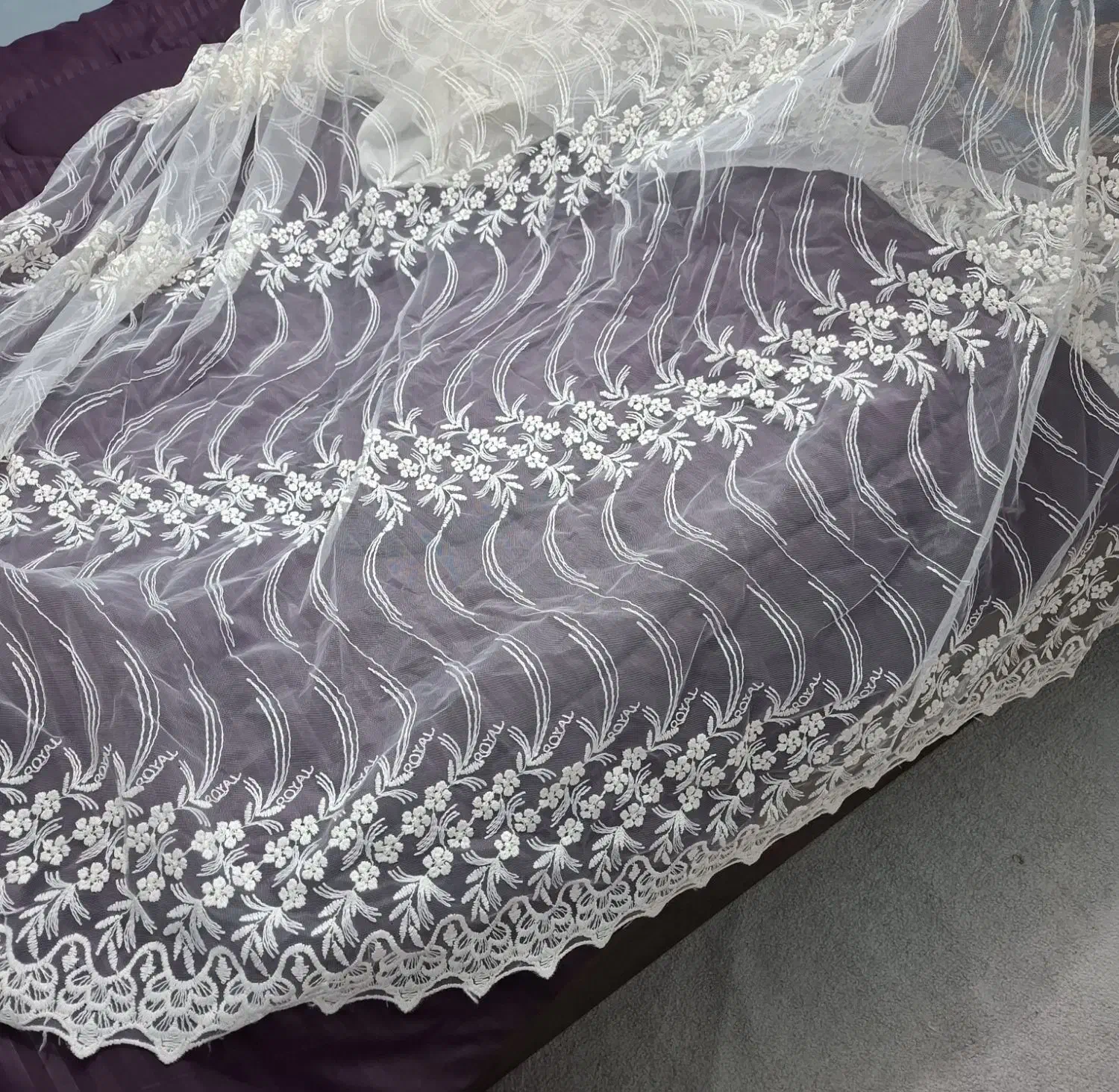 یک عدد پرده حریرطرح گیپور|پرده، رانر، رومیزی|بندر امام خمینی, |دیوار