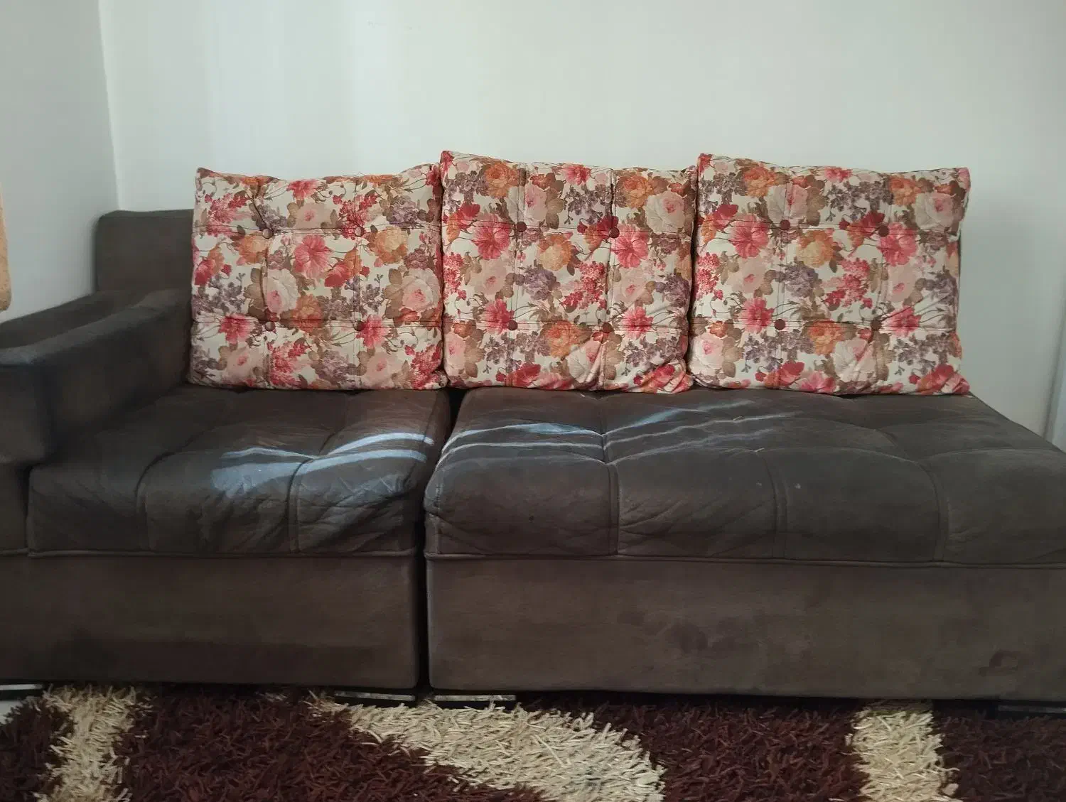 مبل ال 6نفره دست دوم|مبلمان خانگی و میز عسلی|پرند, فاز ۴|دیوار