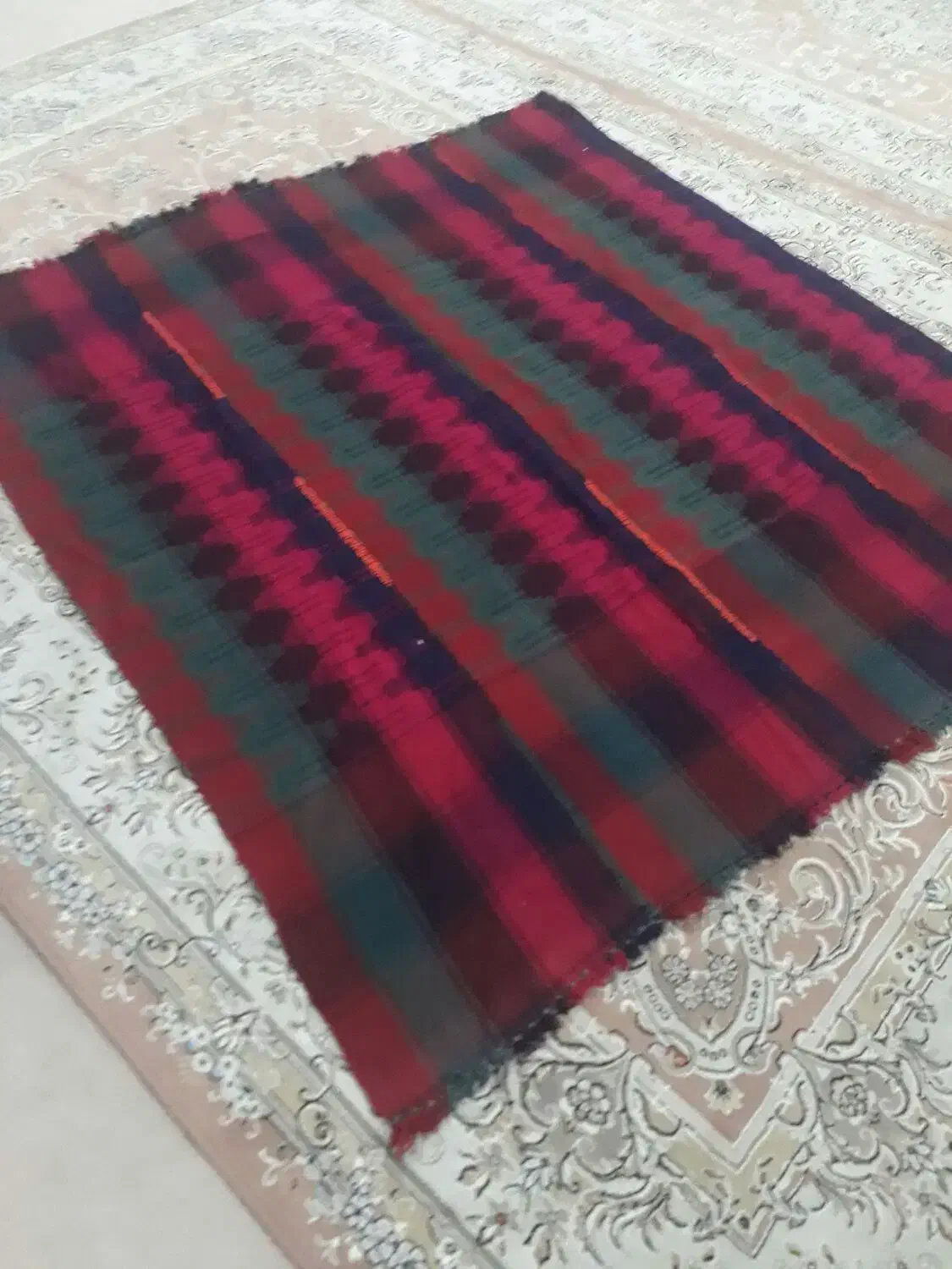 جاجیم تمیزوسالم|گلیم، جاجیم، گبه|ایلام, |دیوار