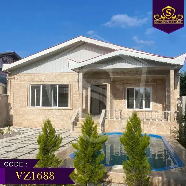 ویلا سنددار با استخر371 متری|فروش خانه و ویلا|رشت, گلباغ نماز|دیوار