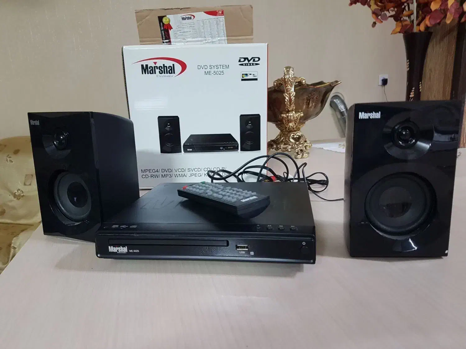 دی وی دی فلش خورصوتی تصویری مارشال|پخش‌کننده DVD و ویدیو|مشهد, کلاهدوز|دیوار