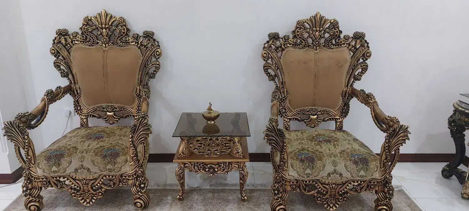 مبل سلطنتی|مبلمان خانگی و میز عسلی|اسلام‌شهر, شهرک واوان|دیوار