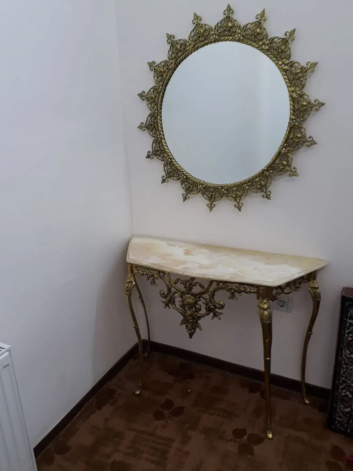 اینه میز برنز|آینه|زنجان, |دیوار