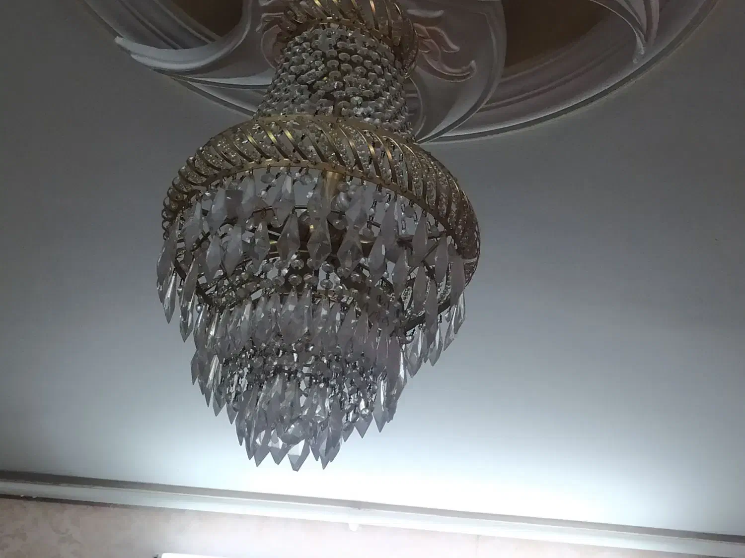 دو عددلوستر تمیز|لوستر و چراغ آویز|مشهد, حضرت حجت|دیوار