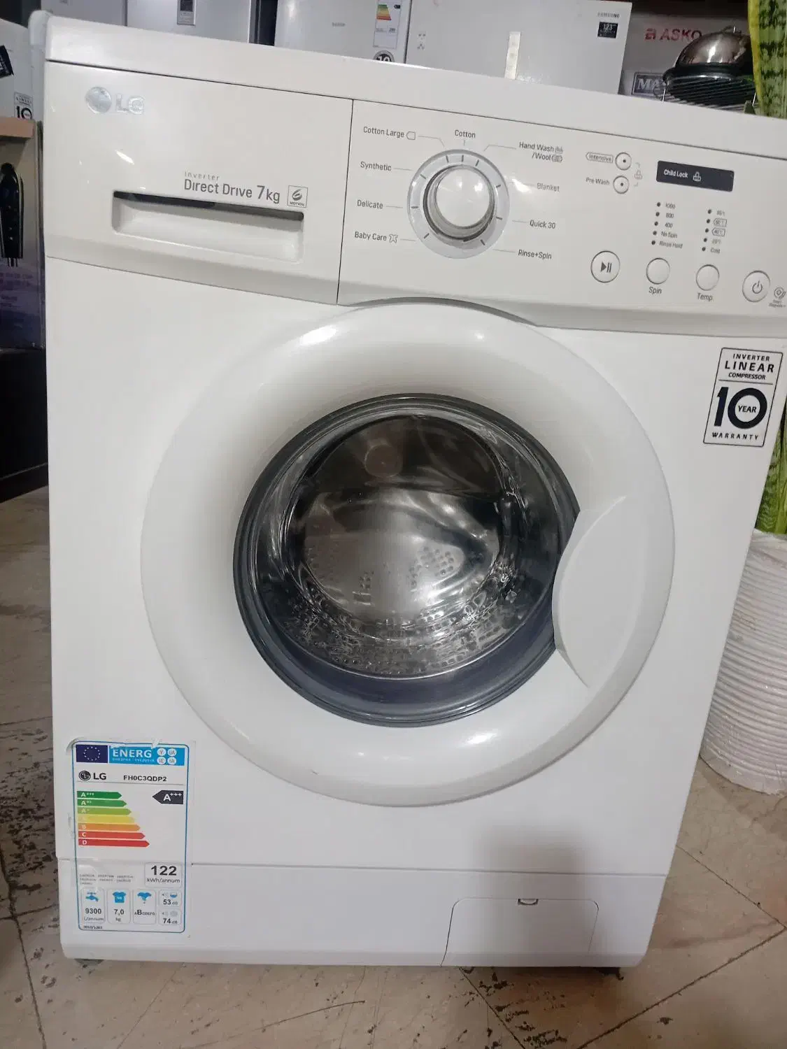 ماشین لباسشویی ال جی - LG|ماشین لباسشویی و خشک‌کن لباس|تهران, آذری|دیوار
