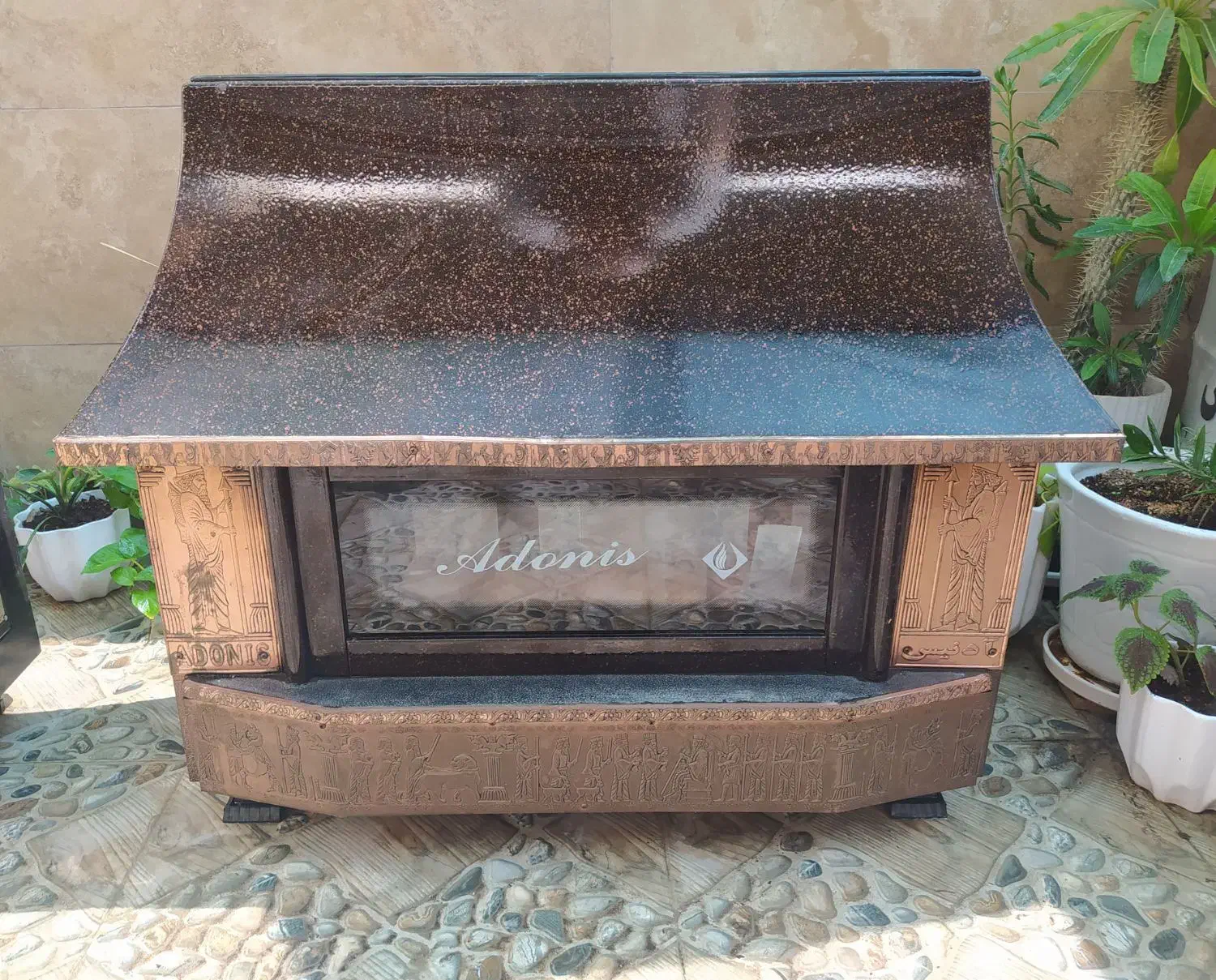 بخاری گازی طرح شومینه ای مارک آدنییس|بخاری، هیتر، شومینه|جم, |دیوار