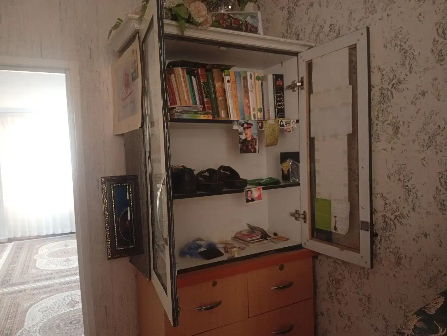 کتاب خونه|کتابخانه، شلف، قفسه‌های دیواری|اردبیل, |دیوار