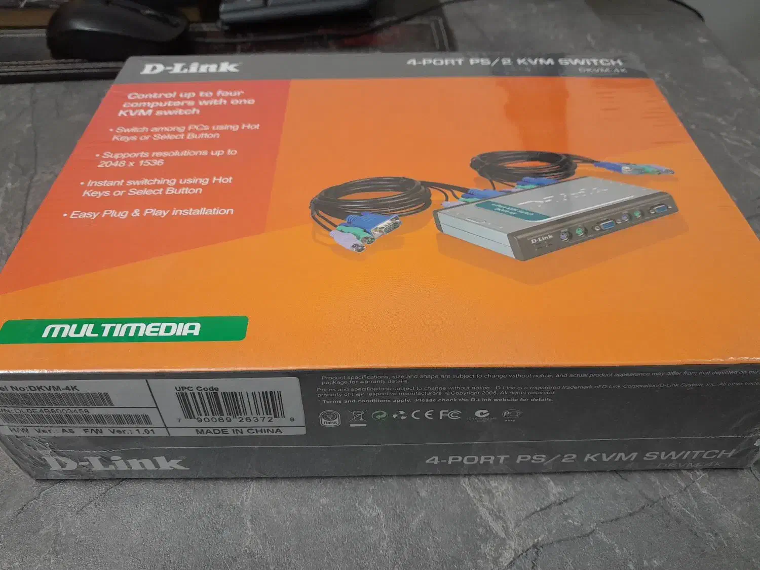 سوئیچ kvm 4 port|مودم و تجهیزات شبکه|مشهد, عامل|دیوار