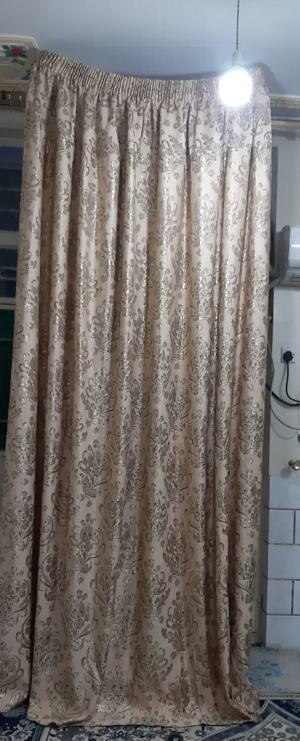 پرده نو بدون استفاده تخفیف پای معامله|پرده، رانر، رومیزی|شوشتر, |دیوار