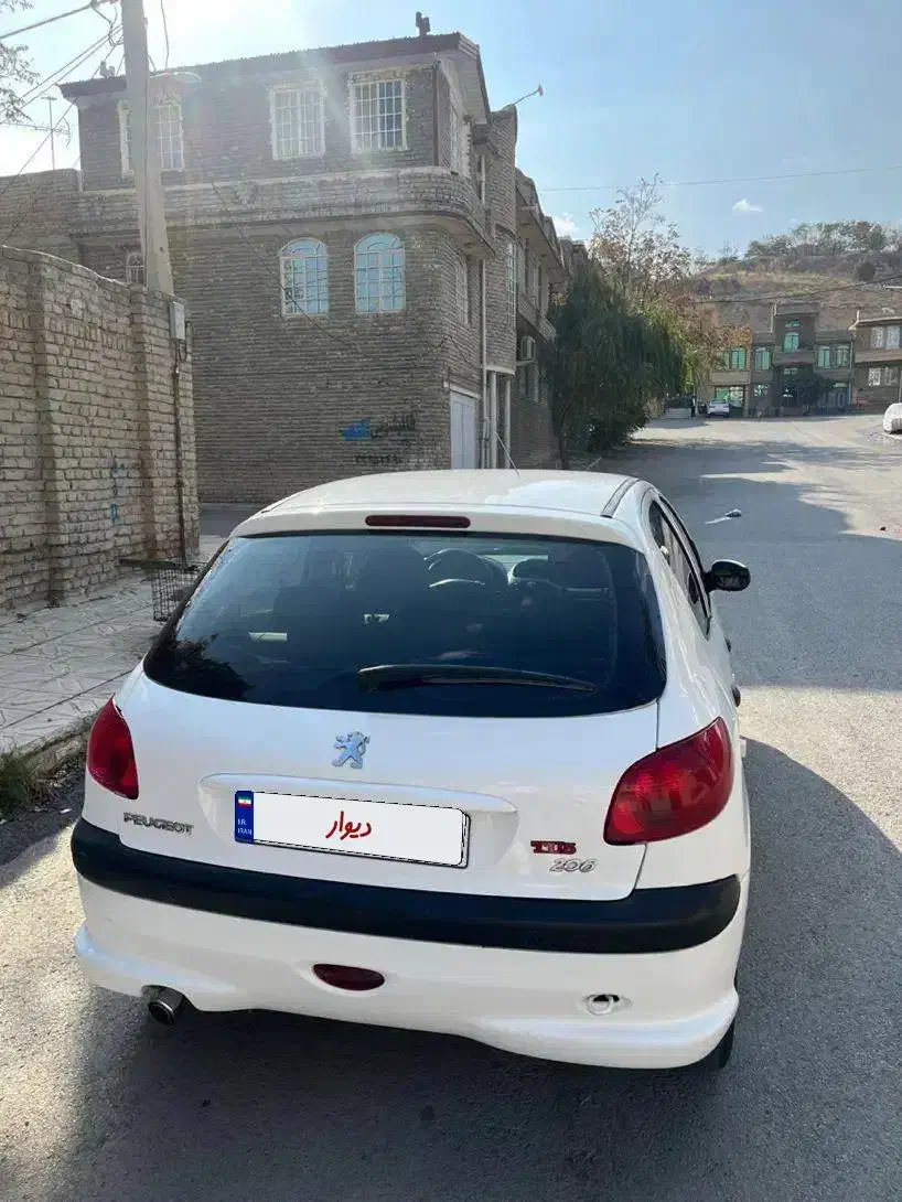پژو ۲۰۶ تیپ ۵ مدل ۹۳|خودرو سواری و وانت|ارومیه, |دیوار