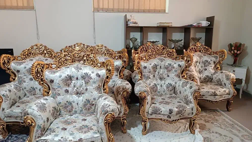 مبل سلطنتی کاملا نو|مبلمان خانگی و میز عسلی|جلفا, |دیوار