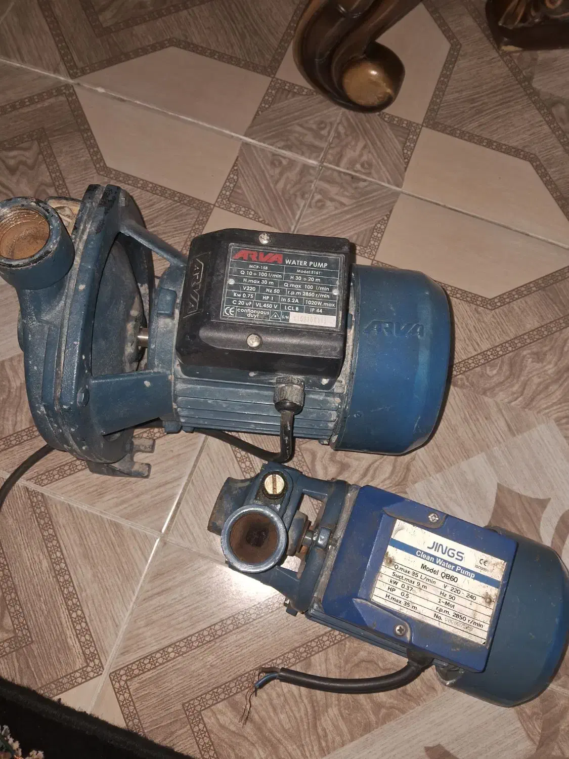 پمپ اب|مصالح و تجهیزات ساختمان|پاکدشت, پاکدشت (مامازند)|دیوار