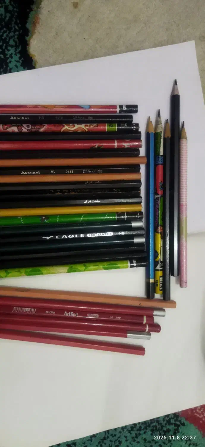 ۲۵ تا مداد سیاه...|لوازم التحریر|لاهیجان, امیرشهید|دیوار