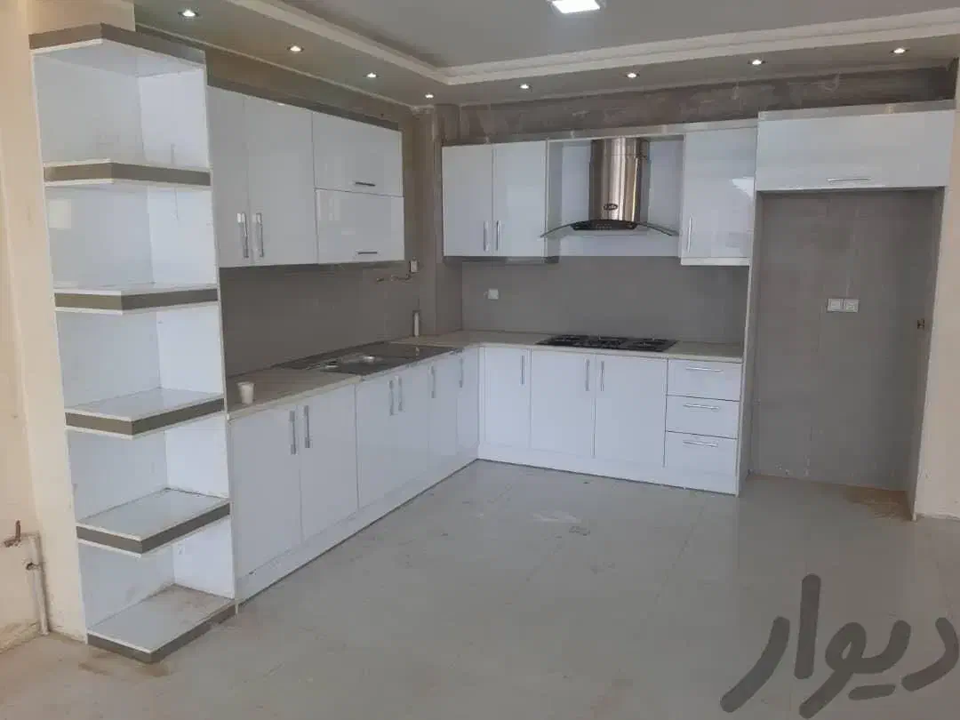 کابینت تمام چوب  رنگ متنوع طرح سنگی|مصالح و تجهیزات ساختمان|کبودرآهنگ, |دیوار