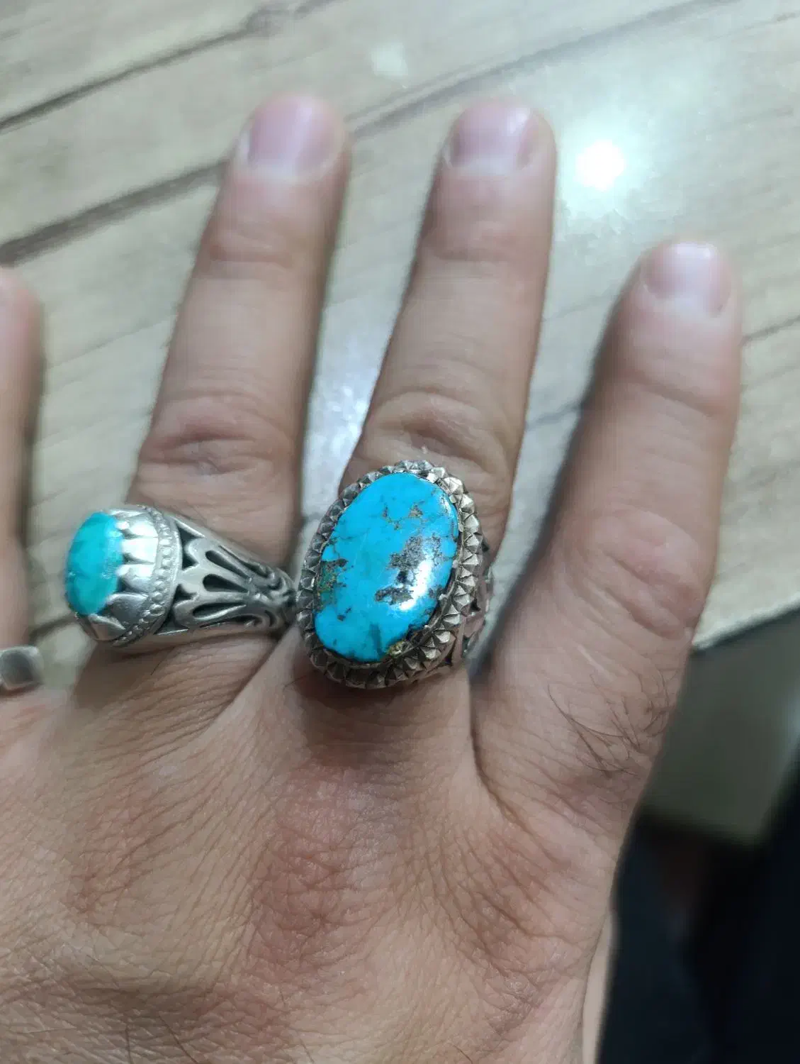 انگشتر فیروزه|جواهرات|پیشوا, |دیوار