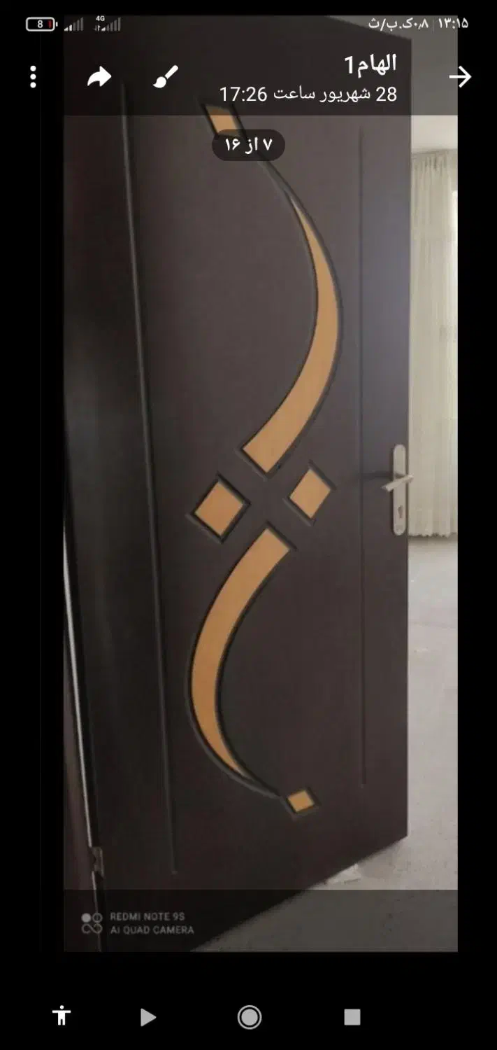 درب چوبی|مصالح و تجهیزات ساختمان|ایوان, |دیوار