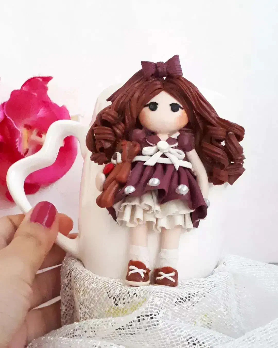 ماگ عروسکی دستساز|صنایع دستی و سایر لوازم تزئینی|رشت, کوی مهر|دیوار