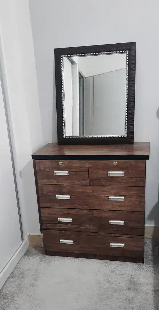 دراور به همراه آینه|جاکفشی، کمد، دراور|کیش, |دیوار