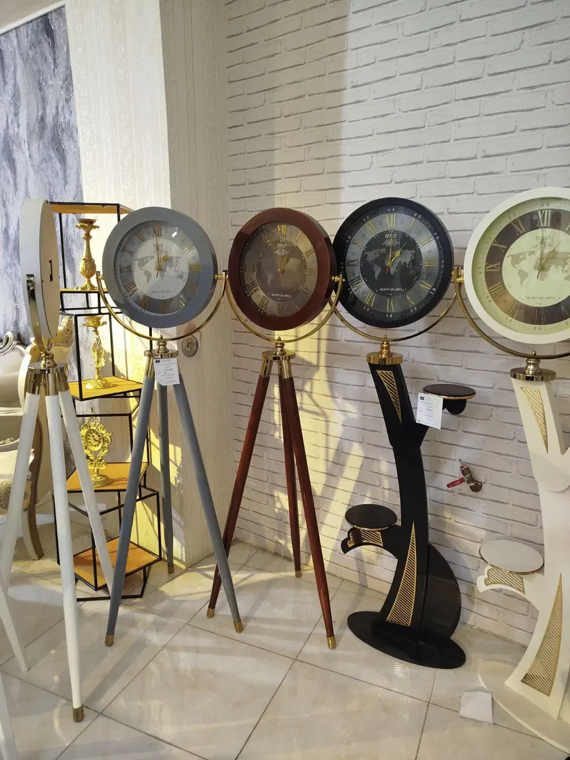 ساعت استندی ایستاده تنوع رنگ بالا زرکالاا|ساعت دیواری و تزئینی|یاسوج, |دیوار