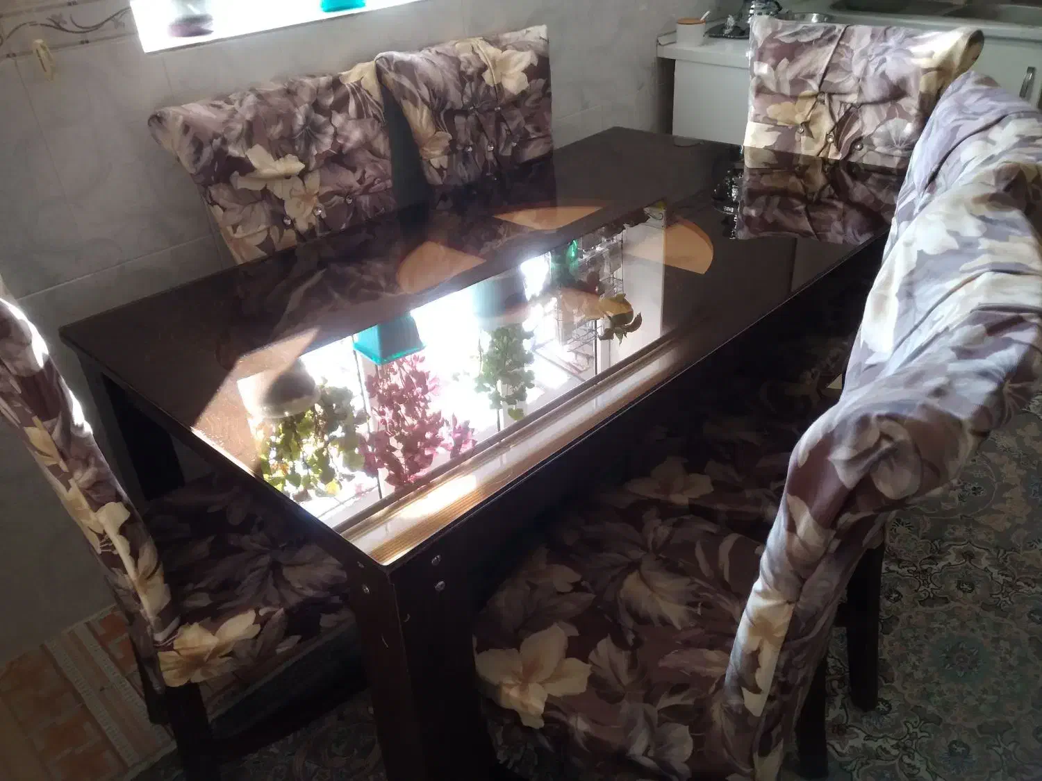 میز غذا خوری|میز و صندلی غذاخوری|سلماس, |دیوار