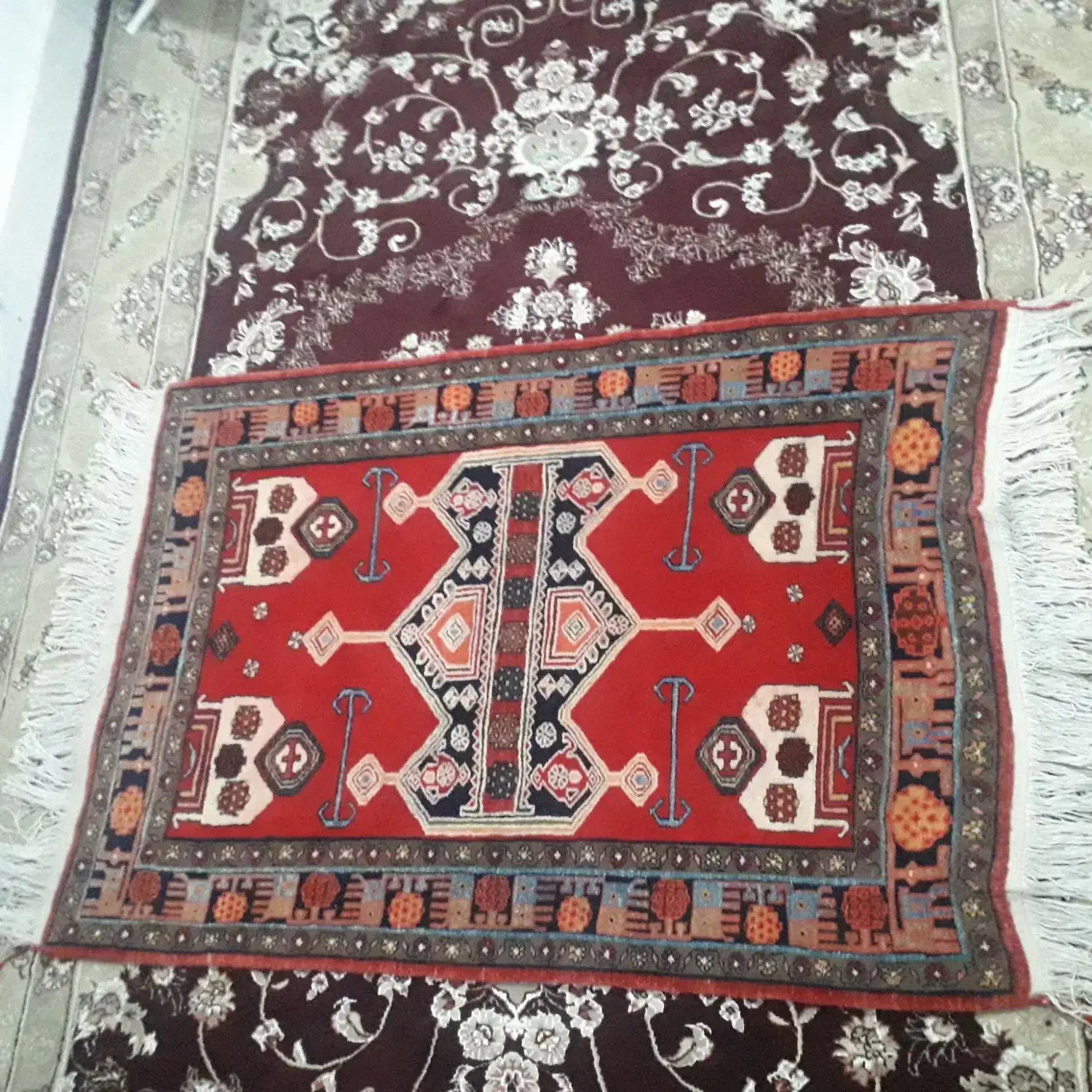 قالیچه دستبافت|فرش|کرمانشاه, |دیوار