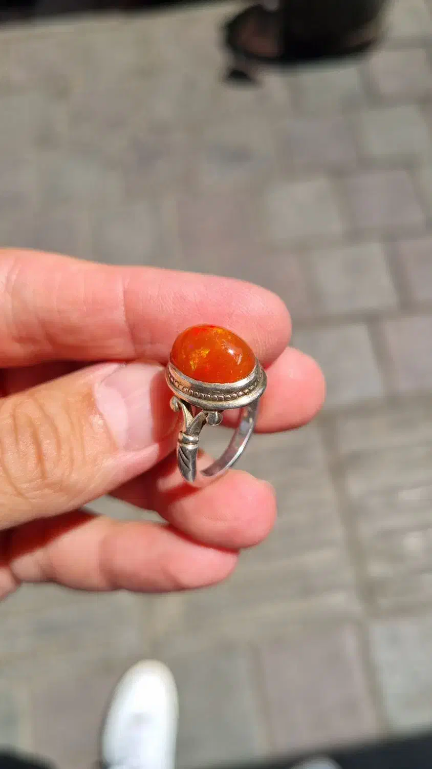 انگشتر اوپال اتیوپی|جواهرات|تهران, نازیآباد|دیوار