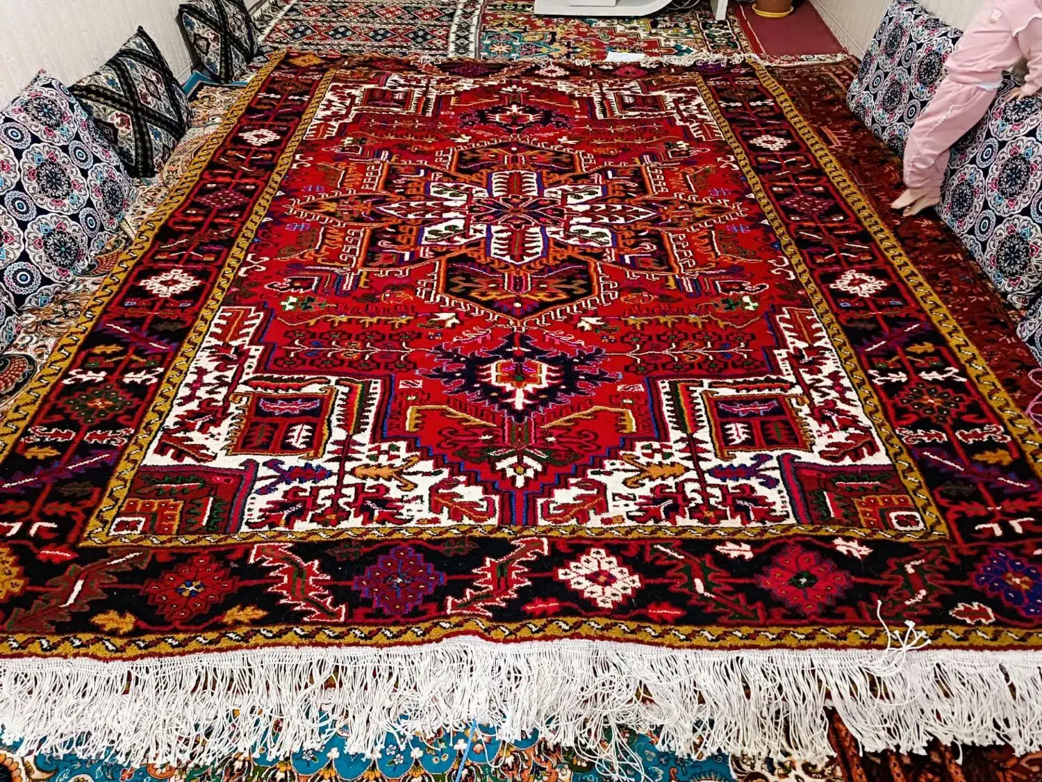 یک جفت|فرش|تبریز, |دیوار