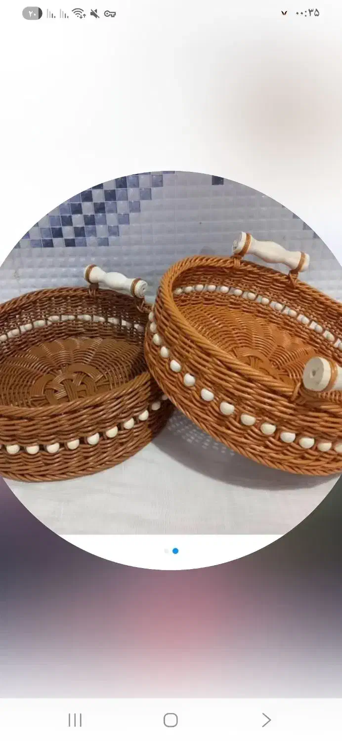 بافت انواع سبد|صنایع دستی و سایر لوازم تزئینی|اراک, |دیوار