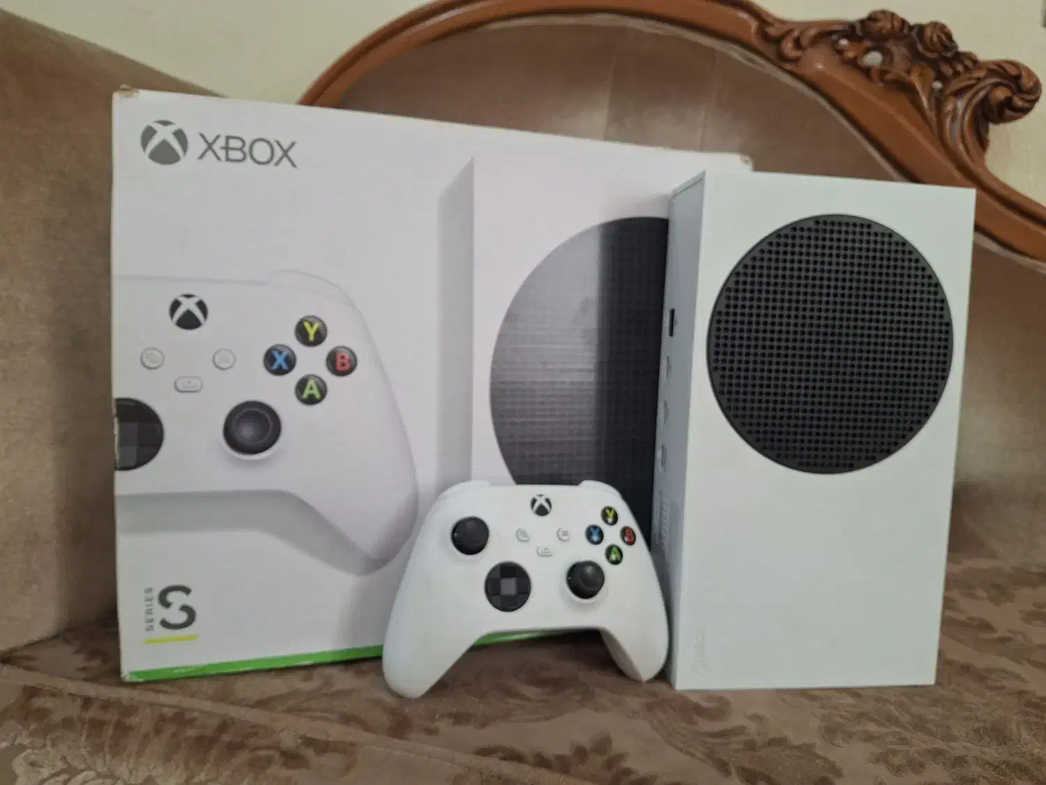 ایکس باکس سری  اس  512 گیگ  همراه با بازی و|کنسول، بازی ویدئویی و آنلاین|شاهین‌شهر, نظامی|دیوار