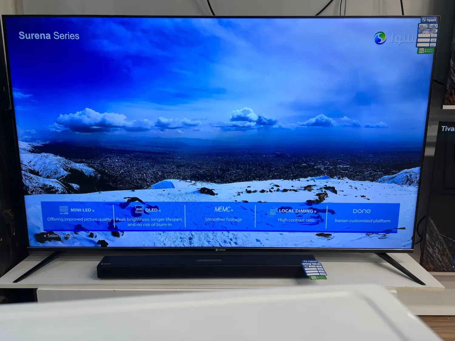 تخفیف ویژه برای تلویزیون ۷۵اینچ اسنوا|تلویزیون و پروژکتور|آستارا, |دیوار