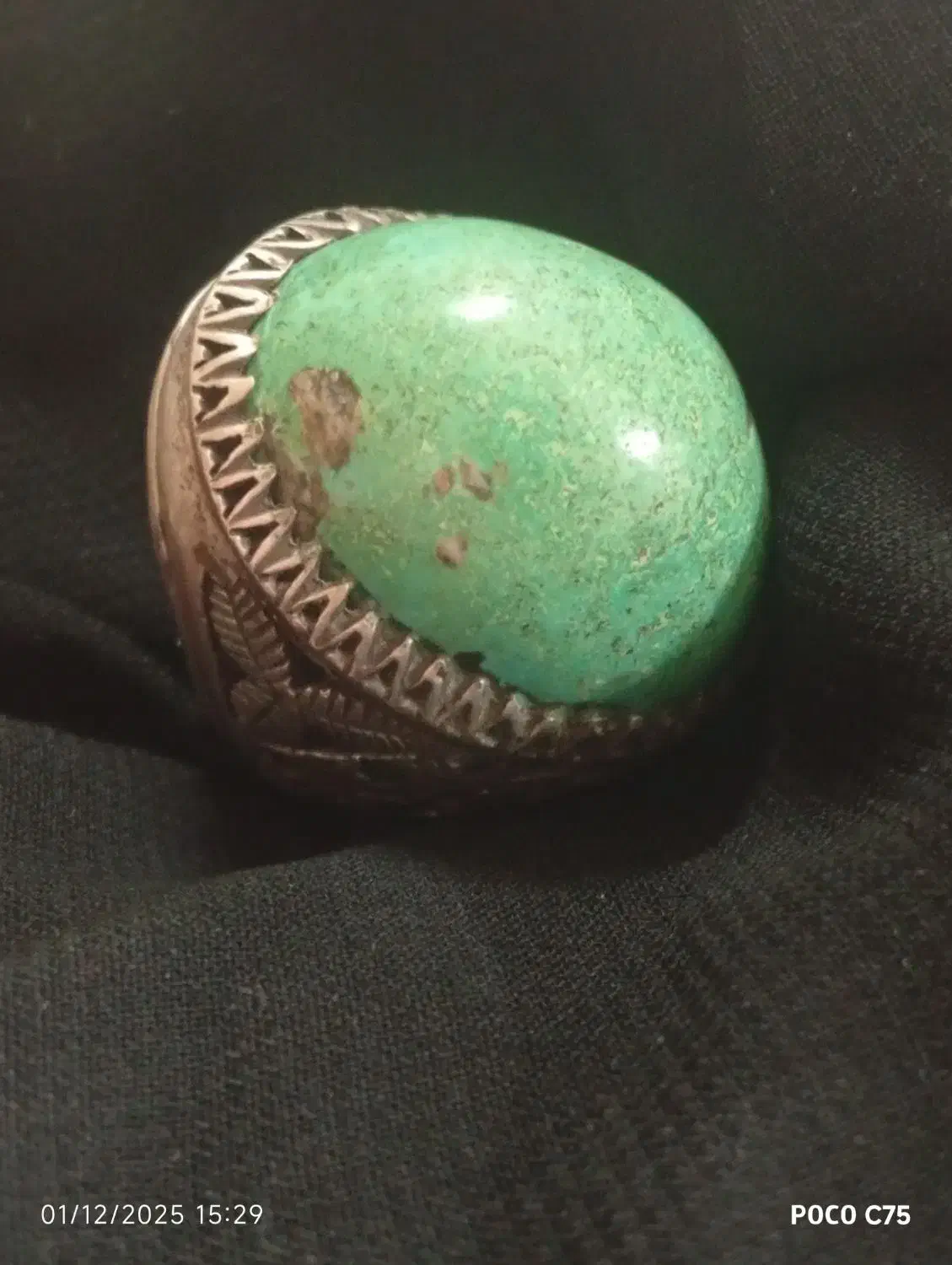 انگشتر فیروزه 70 گرمی|جواهرات|قم, زند آباد|دیوار