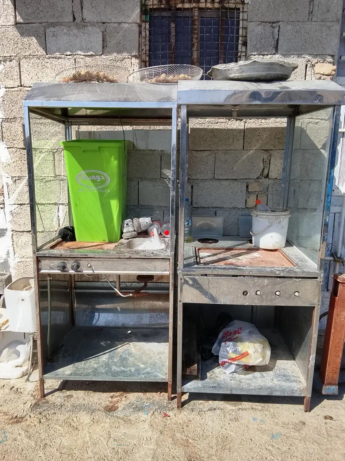 ویترین آلومینیومی فرساندویچ دستگا ذرت مکزیکی یخچال|فروشگاه و مغازه|کازرون, |دیوار