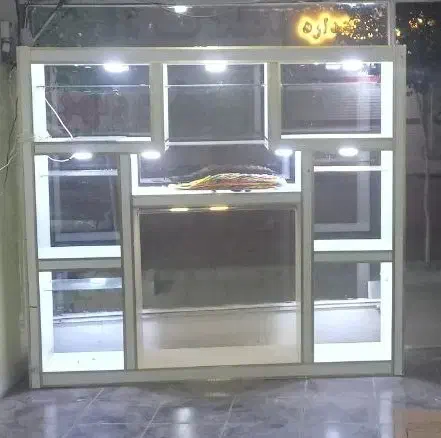 ویترین چراغ دار|بوفه، ویترین، کنسول|ماهدشت, |دیوار