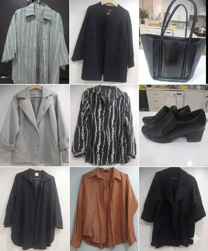 تعدادی کت زمستانه و شومیز|لباس|شاهینشهر, فردوسی|دیوار