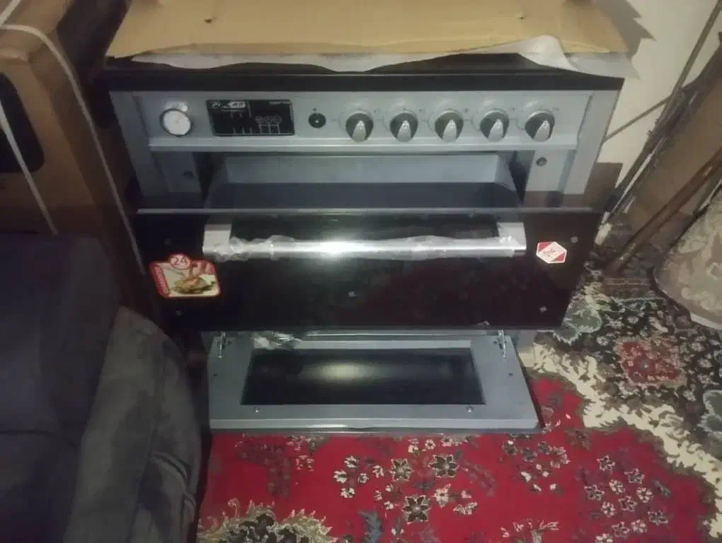 گاز صحفه ای ۵شعله طرح فر|اجاق گاز و لوازم برقی پخت‌وپز|ایذه, |دیوار