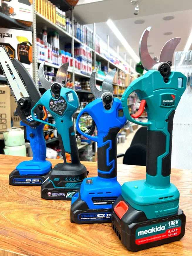 فروش قیچی شارژی هرس تیغه 5 سانت کیفیت عالی|ابزارآلات|اهر, |دیوار