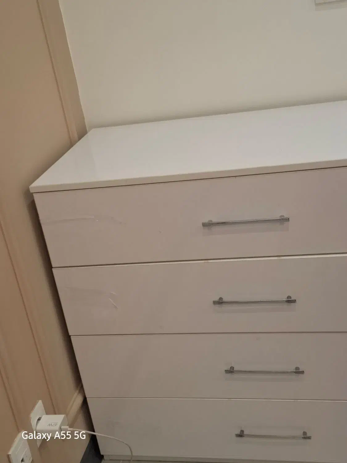 دراور 4 کشو سفید نونو|جاکفشی، کمد، دراور|اندیشه, اندیشه فاز ۱|دیوار