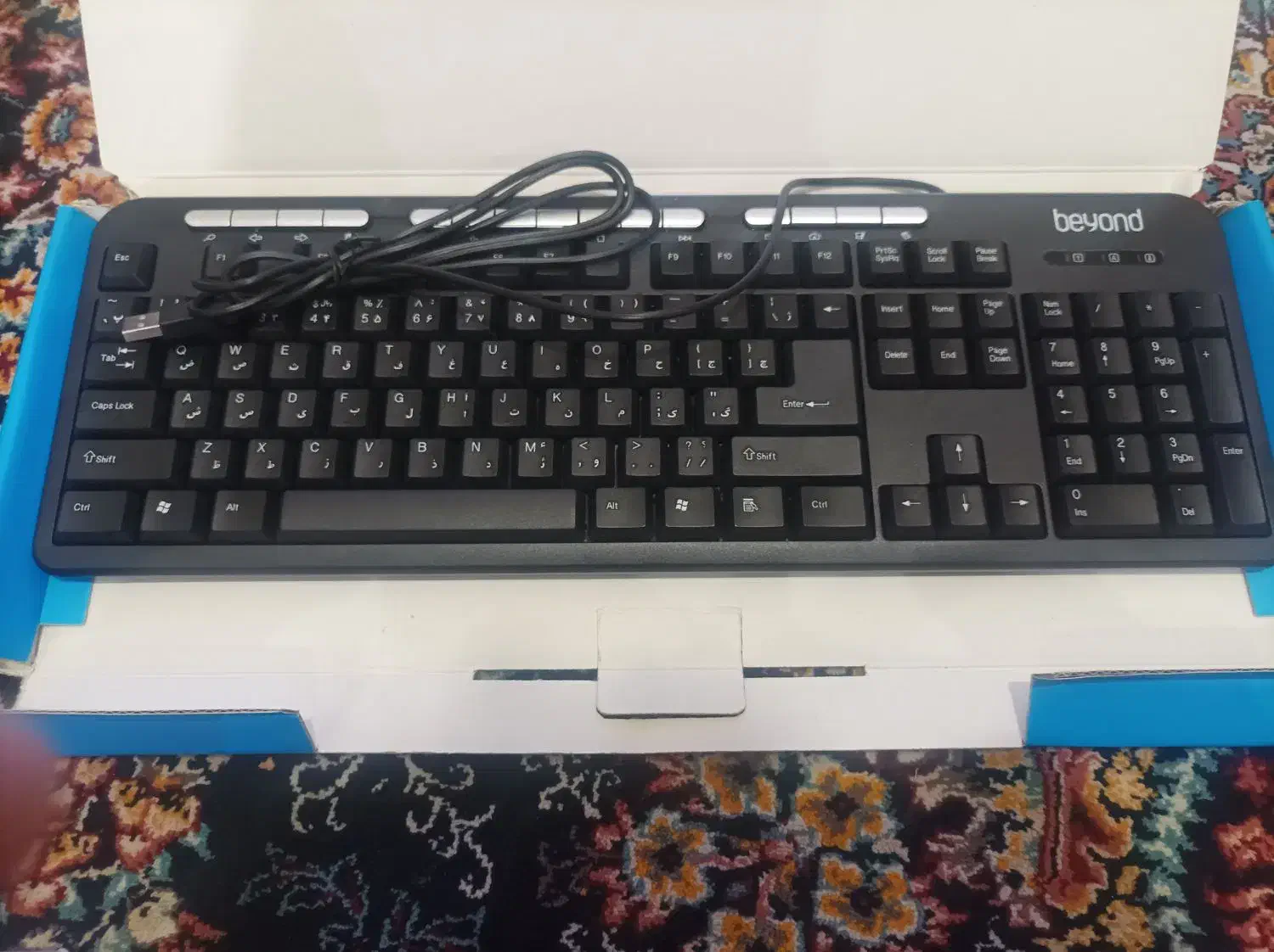 کیبورد کاملا نو و پلمپ مدل bk-4891|قطعات و لوازم جانبی رایانه|تهران, شهید اسدی|دیوار