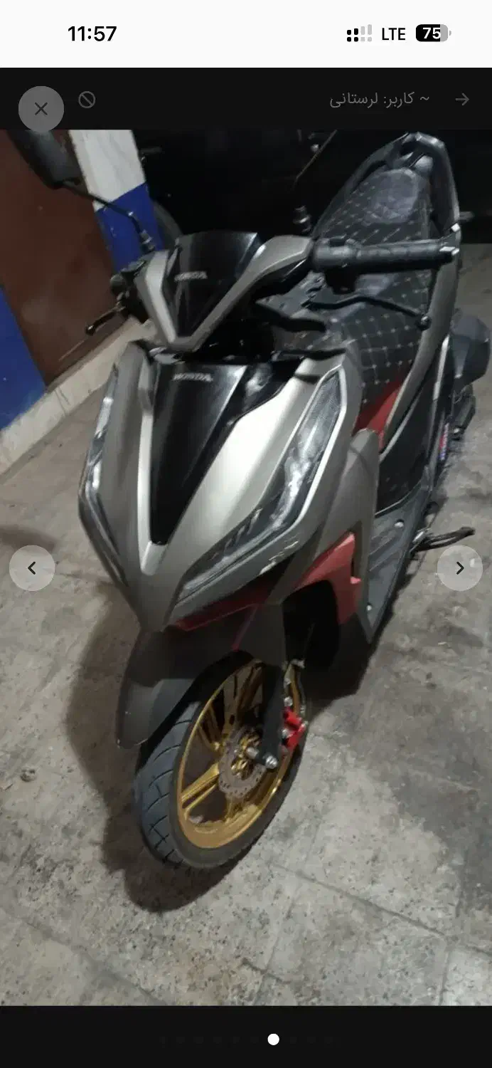 موتور طرح کلیک|موتورسیکلت|تهران, تهرانسر شمالی|دیوار