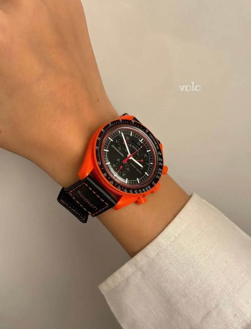 ساعت مچی بند چسبی سه موتوره Omega Moon Swatch|ساعت|تبریز, |دیوار