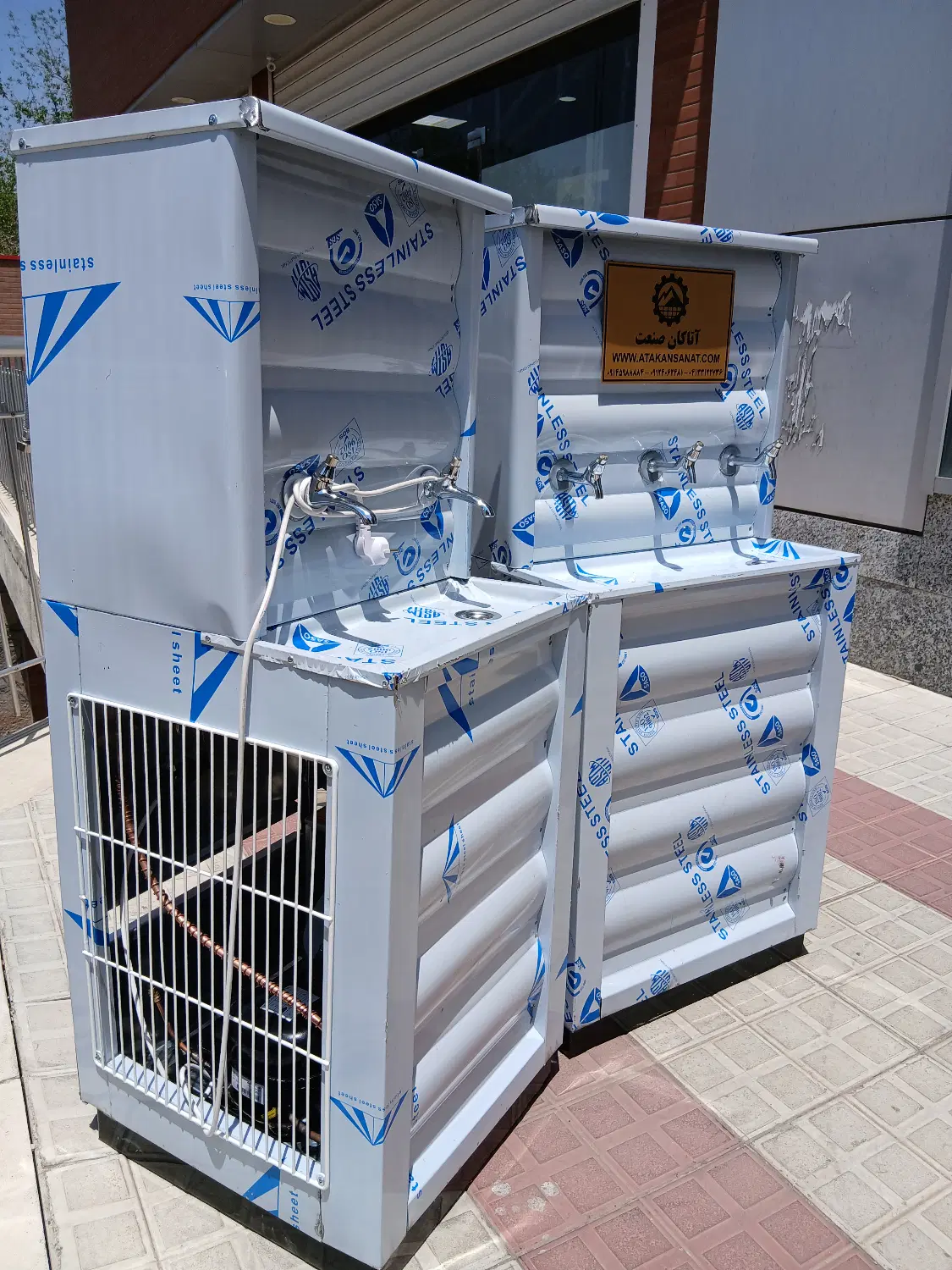HydroChillخنکمکس/آبسردکن استاندارد بهداشتی مدل304|آبسردکن و تصفیه آب|تبریز, |دیوار