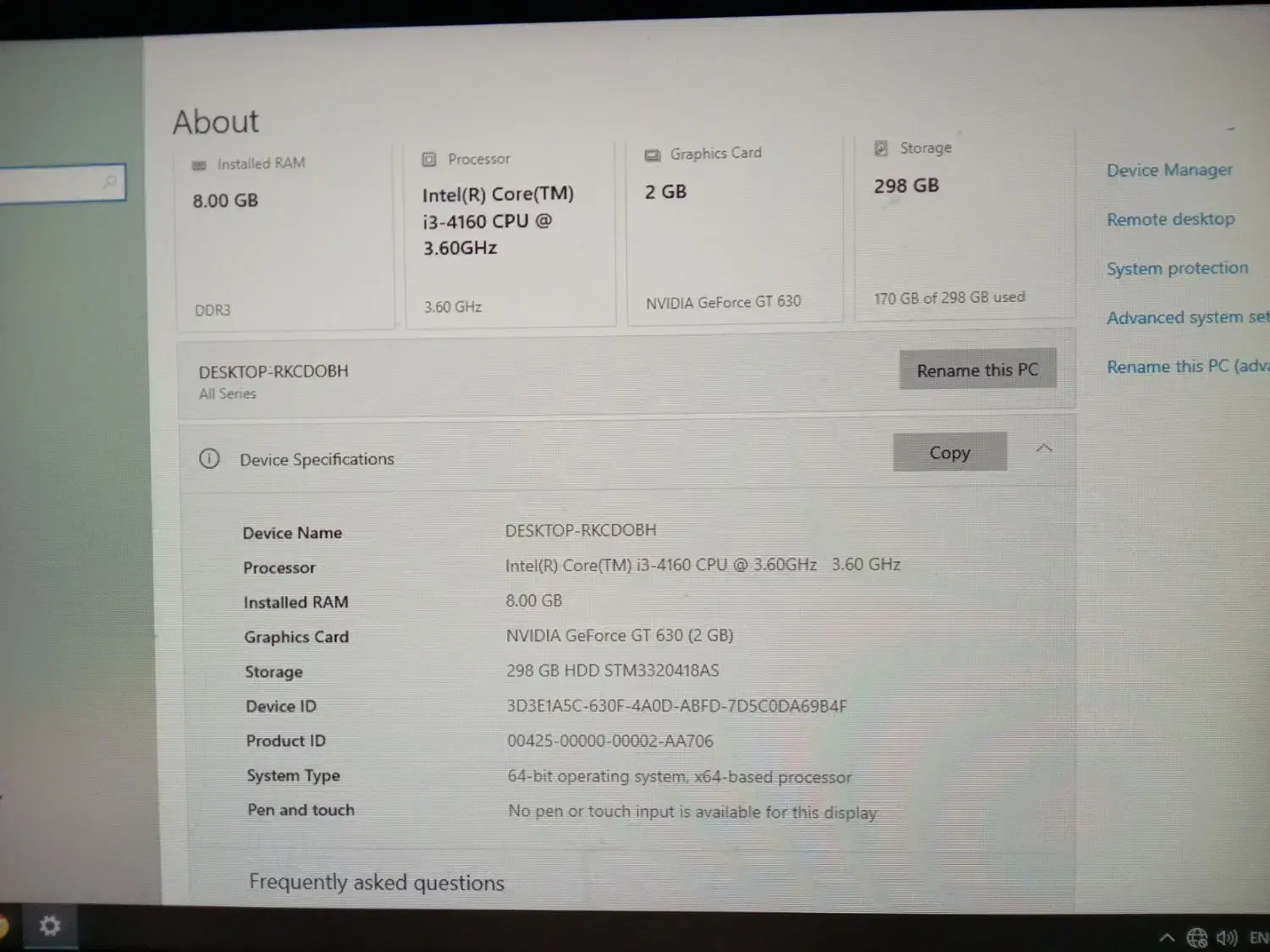 کیس کامپیوتر i3 نسل 4 رم 8|رایانه رومیزی|ورامین, ورامین|دیوار