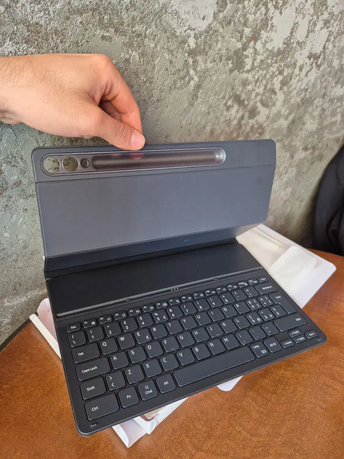 galaxy tab s9+ book cover keyboard slim...|تبلت|تهران, فاطمی|دیوار
