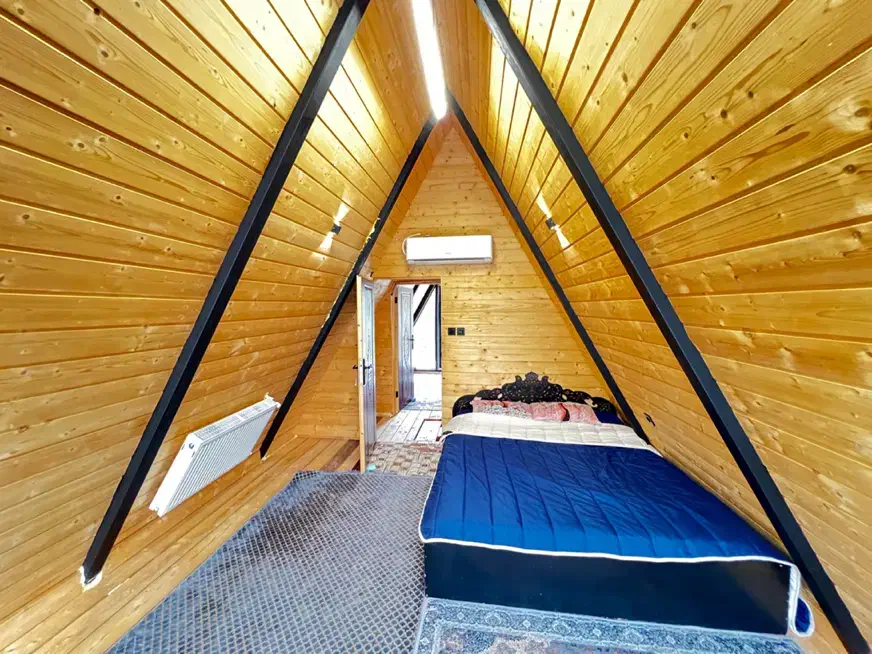 کلبه دوخوابه صنوبر|اجارهٔ کوتاهمدت ویلا و باغ|ماسال, |دیوار