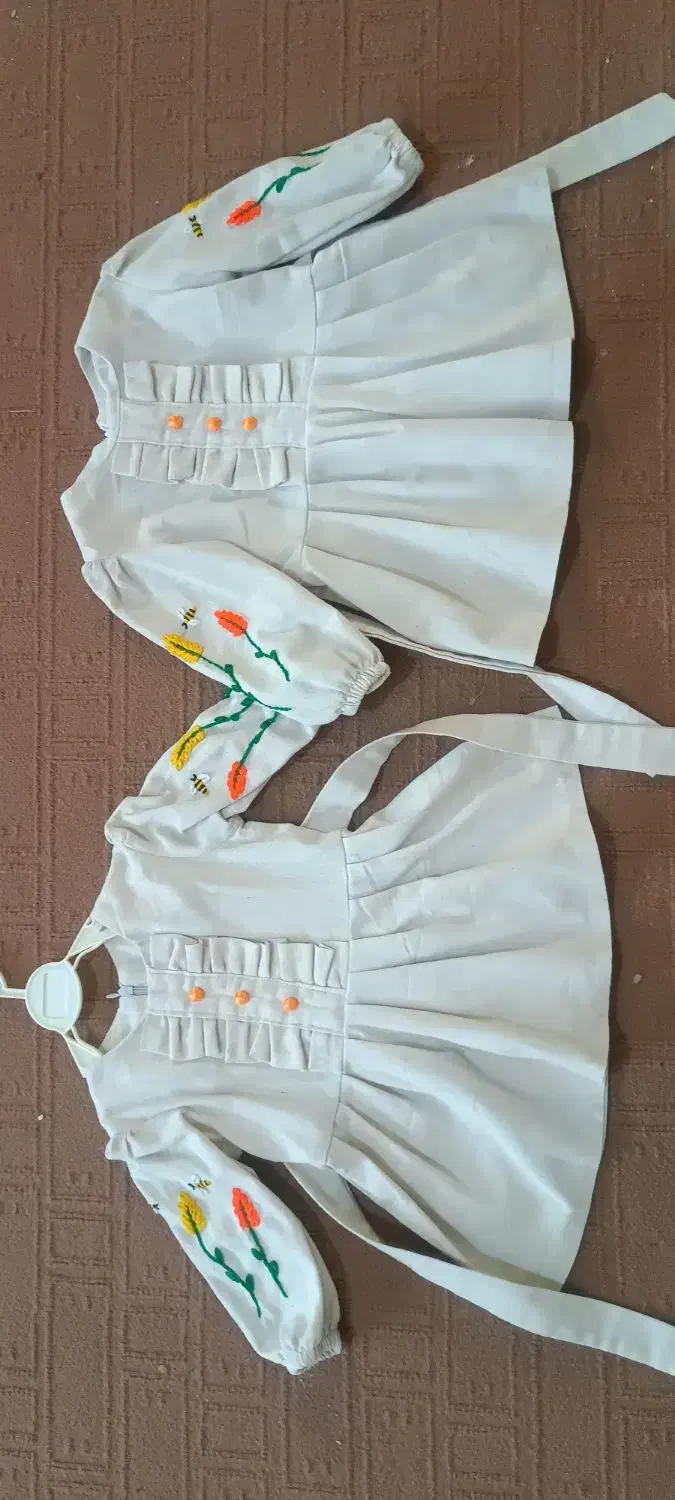 لباس دوقلو دختر|کفش و لباس بچه|آزادشهر, |دیوار